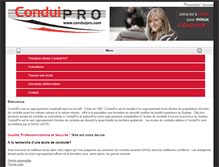 Tablet Screenshot of conduipro.com